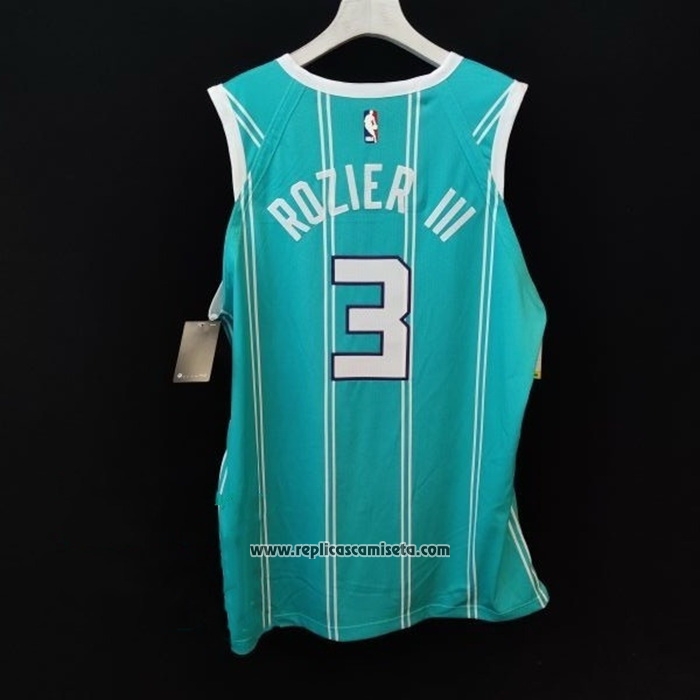 Camiseta Charlotte Hornets Terry Rozier III #3 Icon Autentico 2020-21 Verde